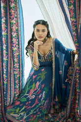 Narsin Dress - Navy blue